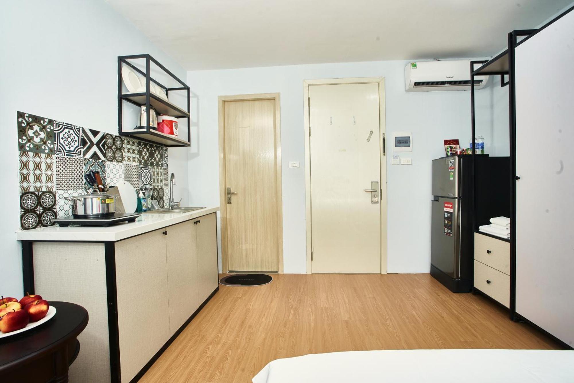 Eco Nest Hotel & Apartment Hanoi Bagian luar foto
