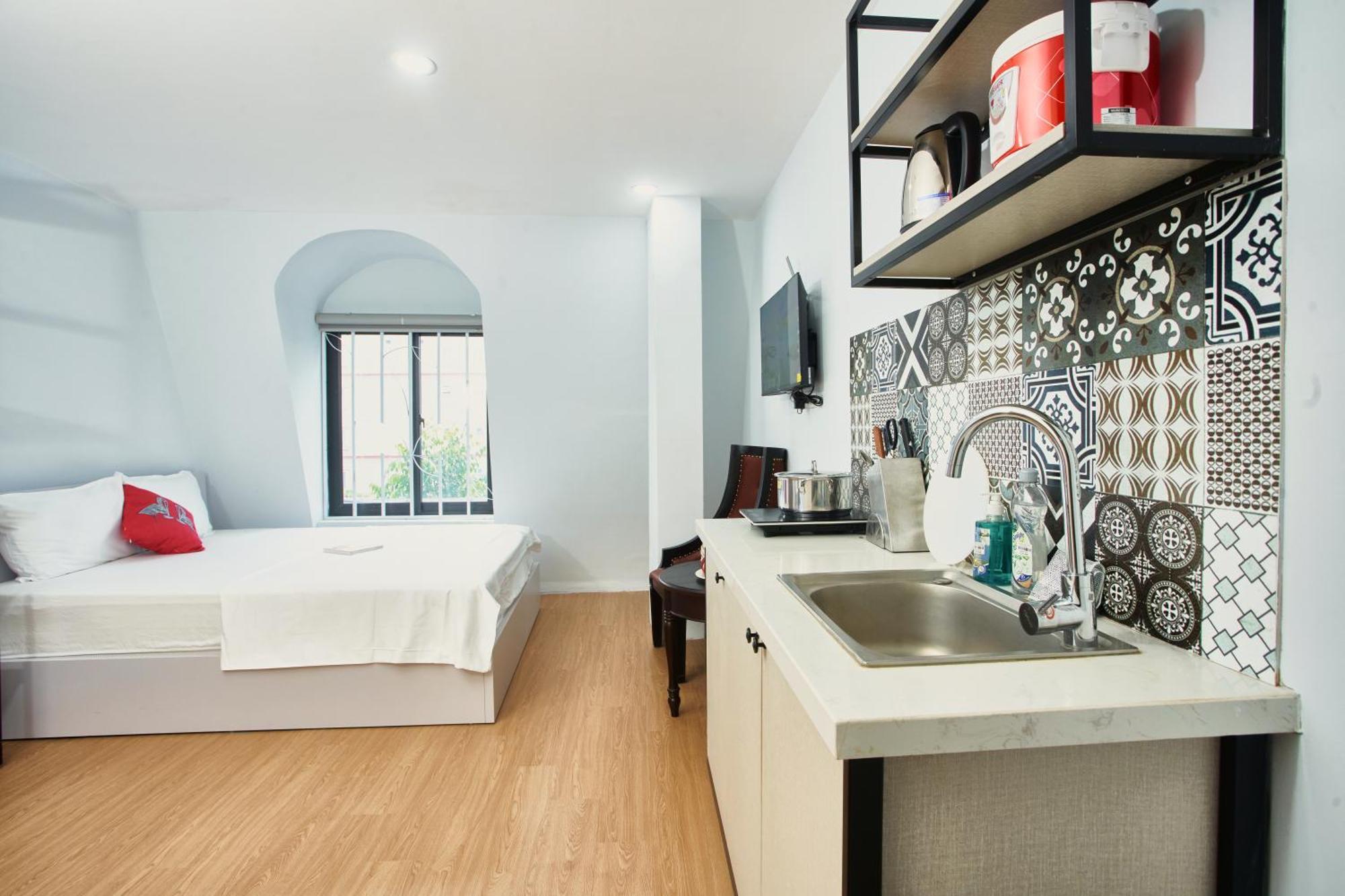 Eco Nest Hotel & Apartment Hanoi Bagian luar foto