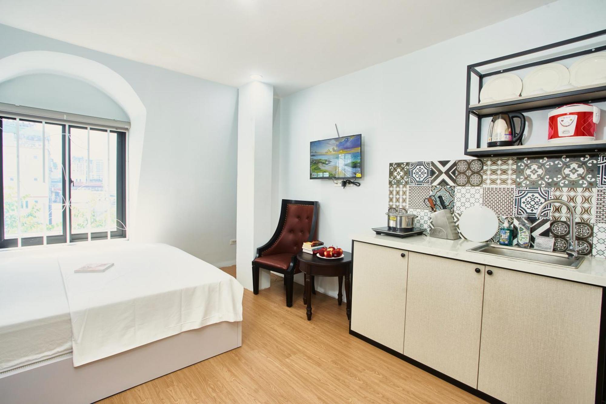 Eco Nest Hotel & Apartment Hanoi Bagian luar foto